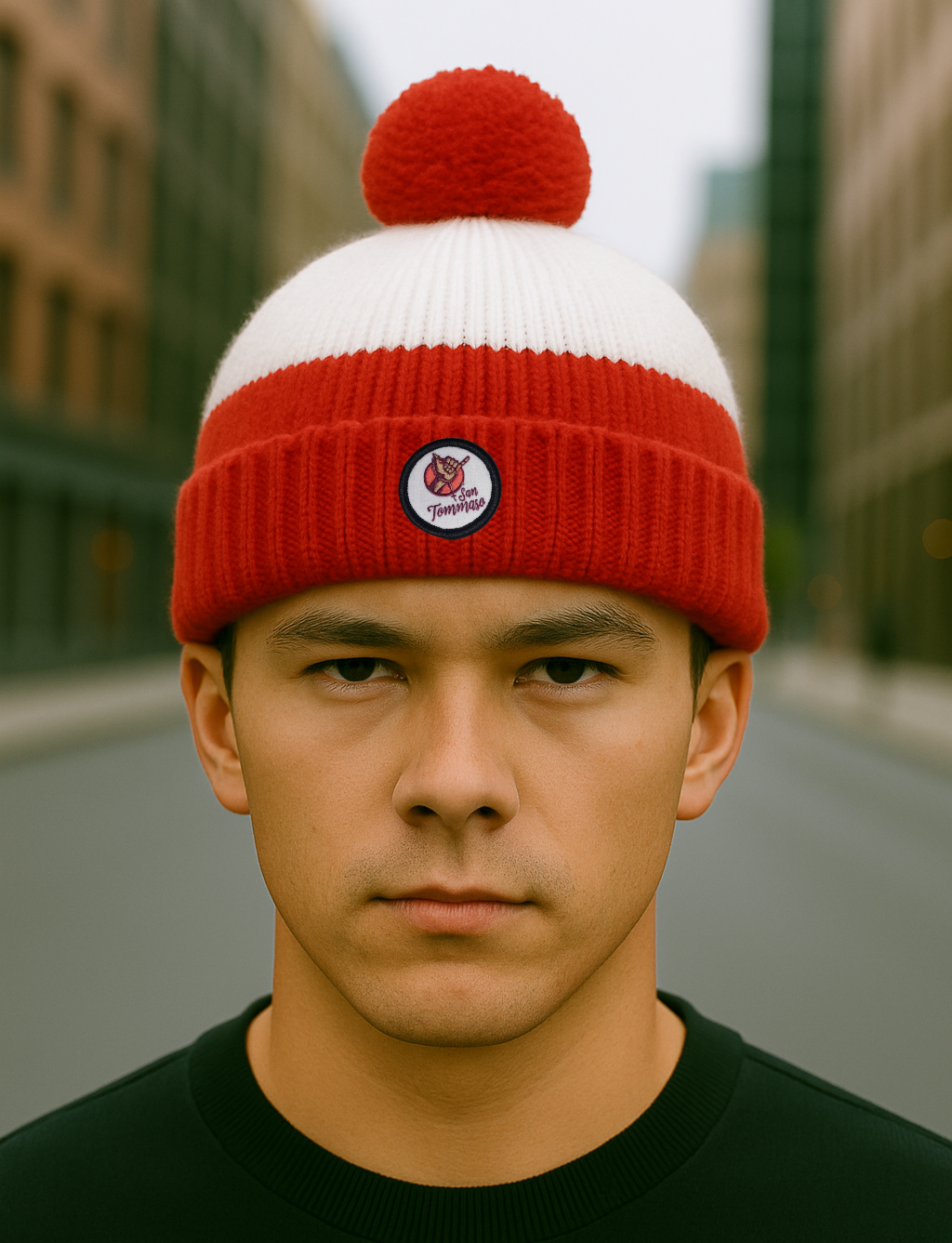 Red and White Beret